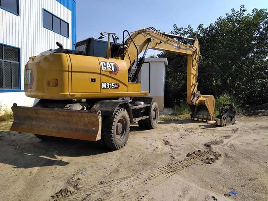 Used Cat M315 Wheeled Excavator for Sale 15 Ton Road Ready Machine