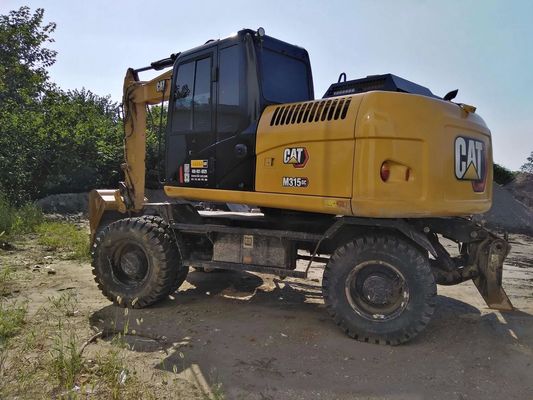 15 Ton Used Construction Machine Equipment Caterpillar Cat M315gc Wheel Excavator Original Cat 315 Secondhand Hydraulic Diggers