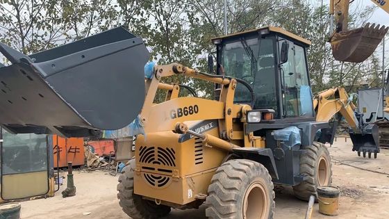 Used Lingong Lgb680 Wheel Backhoe Loader Sdlg 680 8ton Excavating Loader Secondhand Mini Backhoe Loader for Sale