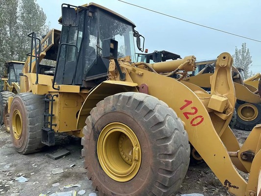 Second Hand Front Loader Real Caterpillar Cat966h Wheel Loader Payloader