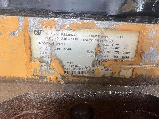 Original Made in Japan Cat Front Loader Real Caterpillar Payloader