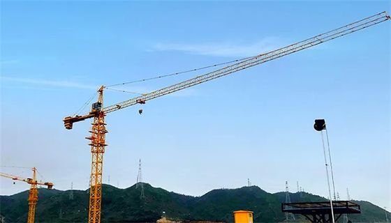XCMG  Xga6515-8s 65m Boom Length 8t Used Stationary Hammer Head Tower Crane for Sale
