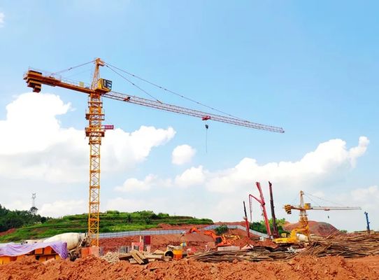 XCMG  Xga6515-8s 65m Boom Length 8t Used Stationary Hammer Head Tower Crane for Sale