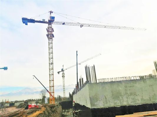 XCMG  Xga6515-8s 65m Boom Length 8t Used Stationary Hammer Head Tower Crane for Sale