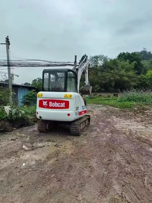Used Doosan Dh35 Excavator, Doosan Dh35 Dh55 Mini Excavator Excavadora with Rubber Tracker and Dozer Blade