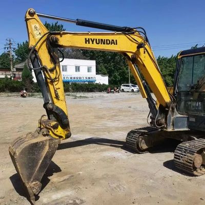 6 Ton Secondhand Hydraulic Hyundai 60-7 Excavator Used Construction Machinery Used Excavators Mini Excavator with Quick Coupler