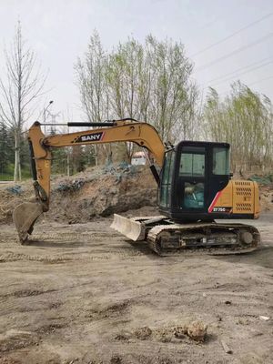 Sany Sy75c PRO Sy55 Sy60 Sy26 Sy35 Mini Excavator Multifunction Used Chinese Brand Sunny Excavator Sany 75c Crawler Excavator