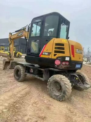 Small Construction Machinery Sany Sy65W Wheel Excavator Sany 65 Mini Used Excavator Sany Sy65 Sy65W Sy65W PRO Wheel Excavator