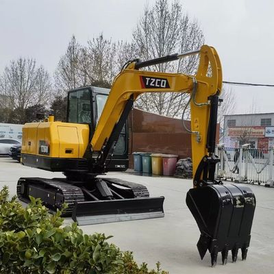 Used Good Condition Mini Small Excavator Tzco 60 with High Quality Digger Crawler Excavator for Sale
