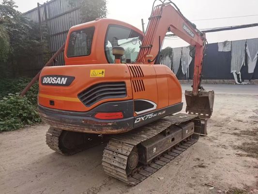 Produced in 2019 7ton 7.5ton Korean Used Doosan Dx75LC-9c Excavator Secondhand Doosan Dx75LC Mini Hydraulic Digger Low Price Low Hour for Sale