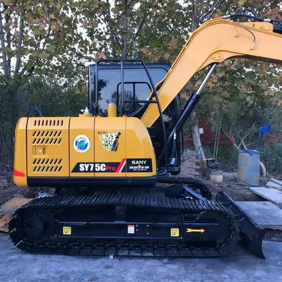 Used Sany 75 75c 75PRO Excavator Second Hand Sany Sy75 55 60 Small Tracked Crawler Excavator Earth Moving Digger Sany75 on Trade