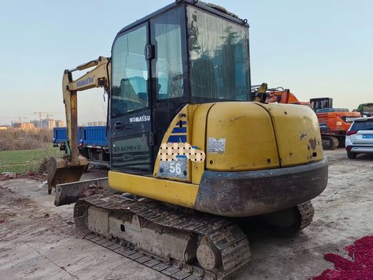 5t Used Excavator for Sale at Low Price, Komat Su PC56, Komat Su Second-Hand Excavator