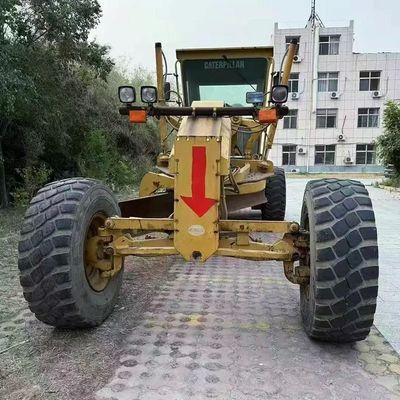 Used Caterpillar 160h Motor Grader Machine Japan Made Front Loader with Skid Steer Drive