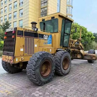 Used Caterpillar 160h Motor Grader Machine Japan Made Front Loader with Skid Steer Drive