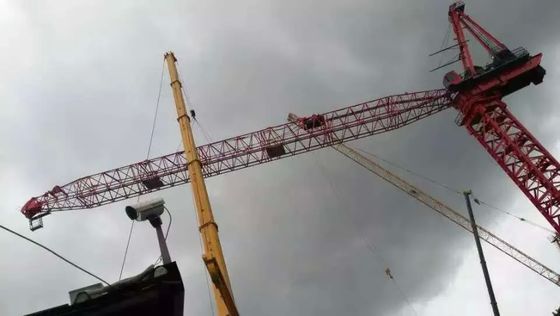 Construction Tower Crane Machinery Topless 56 Meters Arm Length Crane Price