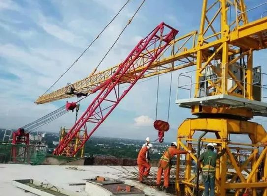 Hot Sell Zoomlion The Second Used Construction Building Tower Crane Qtz100 6013 8t with CE