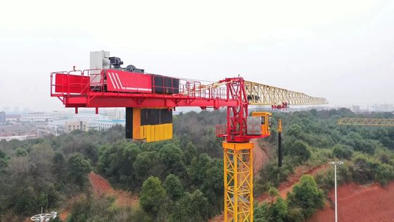 The Used High Quality Qtp Series 80 6010 8t China Cheap Price Static Tower Crane Zoomlion Ruck Mounted Crane Range 60 M Attaching Height 150 M