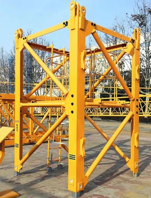 The Used Qtz 100 6013 6t Independent Height 45m Tower Crane Zoomlion