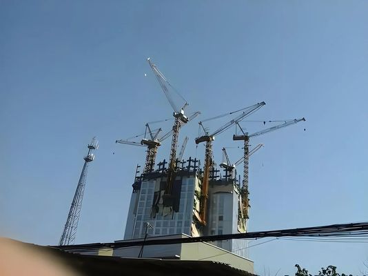 The Used Factory Price Qtp Series 80 5610 6t China Cheap Price Static Tower Crane Zoomlion