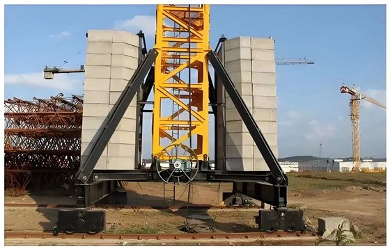 Hot Sell Zoomlion The Second Used Walking Cranes Building Tower Crane Qtz100 4510 6t with CE
