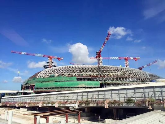 Hot Zoomlion 10t 70m Jib Length Flat-Top Hydraulic Tower Crane T7015-10e Cheap Price