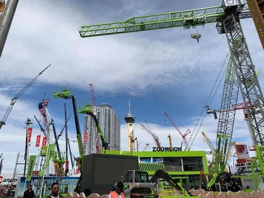 Zoomlion 10 Ton 60 M Mini Hammerhead Tower Crane Tc7013-10 with Imported Engine