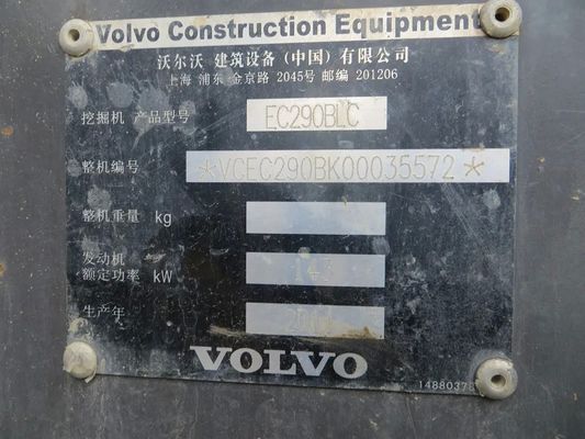 Used Volvo Ec290blc Crawler Hydraulic Excavators in Low Price for Sale