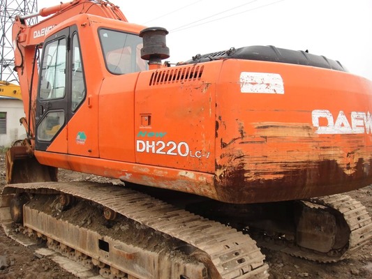 Used Crawler Excavator Daewoo Dh220 Secondhand Backhoe Hydraulic Digger with Quality