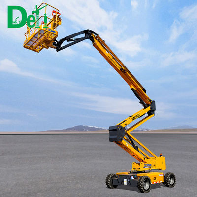 Self-Propelled Articulating Trailer Lift Boom Lift Aerial Working Lifting Platform with AC Power Diesel Power or Battery Power