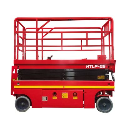Chinese Factory Lifting Equipment Electric Self Propelled Hydraulic Aerial Work Platform Scissor Lift Table Platform