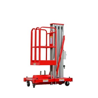 Aluminum Mast Lift Platform Single Column Aerial Work Lift Platform