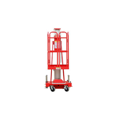 Aluminum Mast Lift Platform Single Column Aerial Work Lift Platform