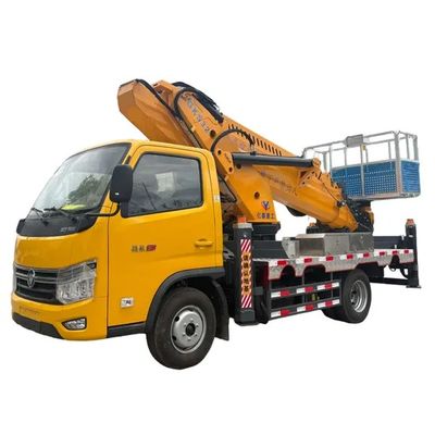 High-Altitude Operation Truck Lifting People 32m Telescopic Boom Bucket Truck for Aerial Work Vehicle Lift Platform