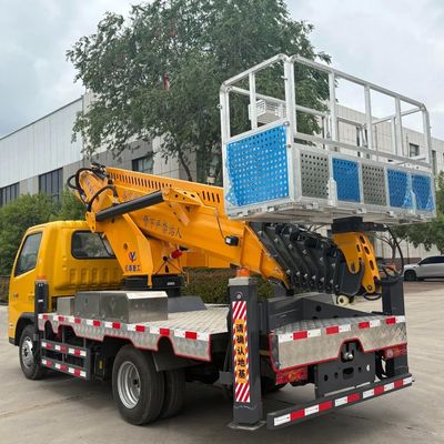 High-Altitude Operation Truck Lifting People 32m Telescopic Boom Bucket Truck for Aerial Work Vehicle Lift Platform