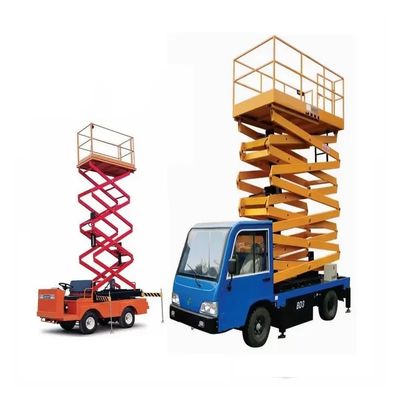 Anti Explosion 6m/8m/9m/11m Mobile Electric Scissor Lift Car Aerial Work Platform