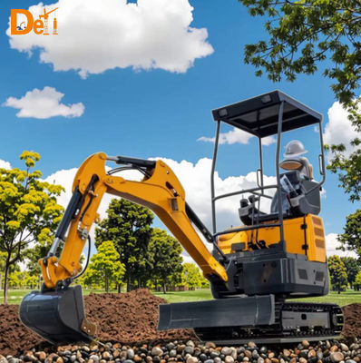 2.2 Ton Household Mini Excavator Small Earth Moving Equipment 14.2KW 2200rpm