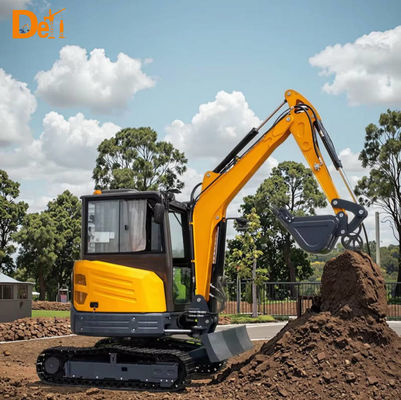 Crawler Small Excavation Equipment Hydraulic Mini Digging Machine 1 Ton For Agricultural