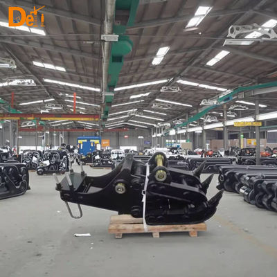 Excavator Accessories Mechanical Grapple For Grab All Kinds Simple Scrap Iron