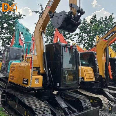 40.9 KW 2100rpm Used Sany Excavator SANY 75 Second Hand Hydraulic Digger For All Terrain