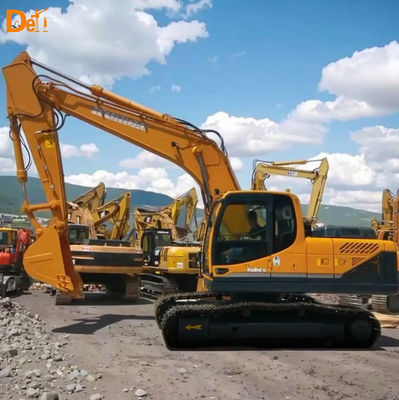 High Duty Used HYUNDAI Excavator Hyundai 220 Secondhand Digger 114KW 2000rpm