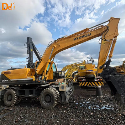 2019 Year Used Hyundai 210 Excavator Second Hand Mini Wheeled Excavator For Construction