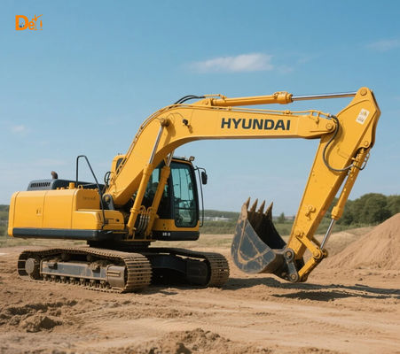 1900 RPM Used HYUNDAI Excavator Hyundai 210 Second Hand Digger Yellow Colour