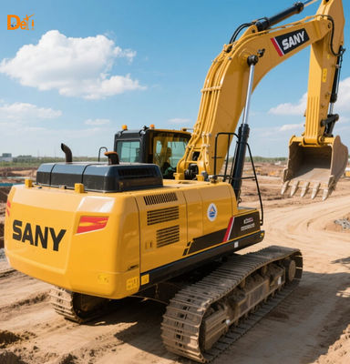 SANY SY215C Used Crawler Type Excavator Construction Machinery Digger 118KW 2000Rpm