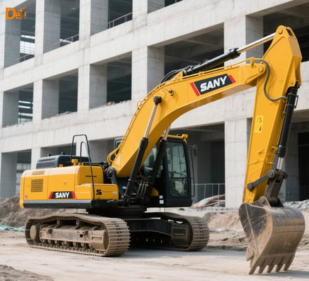 2nd Hand Sany SY245H Excavator 24 Ton Used Construction Digger 147 KW 2100 Rpm