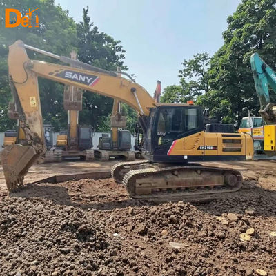 22 Ton Used Hydraulic Crawler Excavator SANY 215H Pro Secondhand Construction Machinery