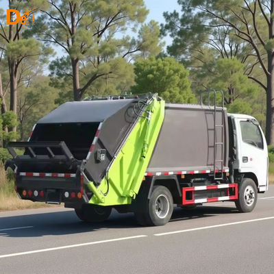 Dongfeng 4x2 6 Cbm Compression Trash Truck Waste Collection Garbage Compactor Truck