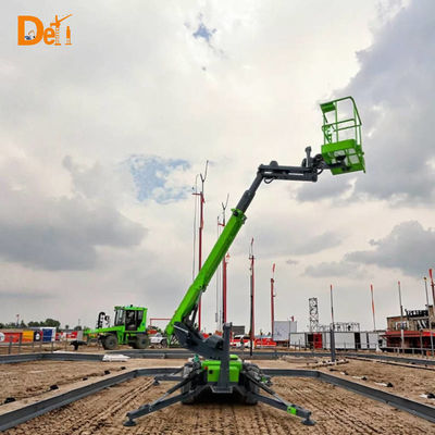 Electric Driven Articulating Boom Lift Aerial Work Platforms For Construction Sites