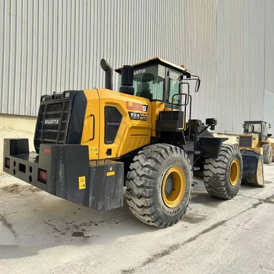 Used Shantui L55g Wheel Loader 5ton - Robust Bucket, Low Fuel Consumption