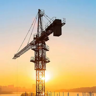 Hot Sale The Second Used Zoomlion Qtz Series 6013 8t Tower Cap Crane Outdoor Lifting Luffing Machinery with CE