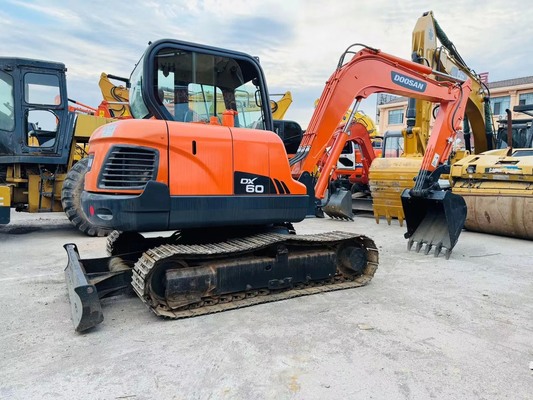 Korea High-Quality Dx60 Used Doosan Excavator Crawler Hydraulic Excavator for Hot Sale